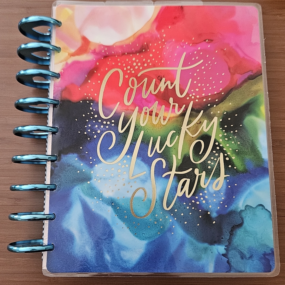 Happy Planner (2021) with Project & Expense Trackers, 3 Dashboards, Metal Discs